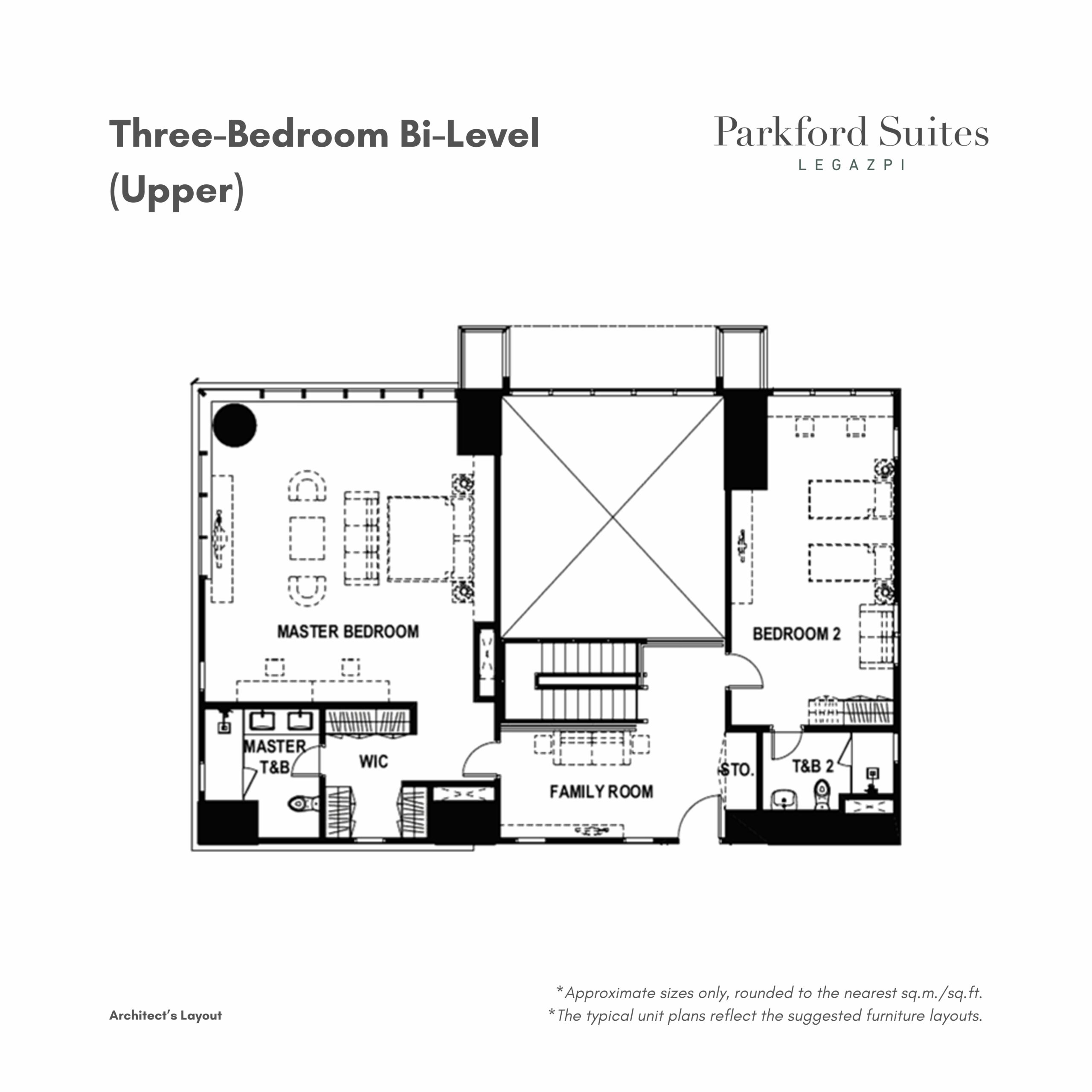 3-Bedroom Bi-Level Unit