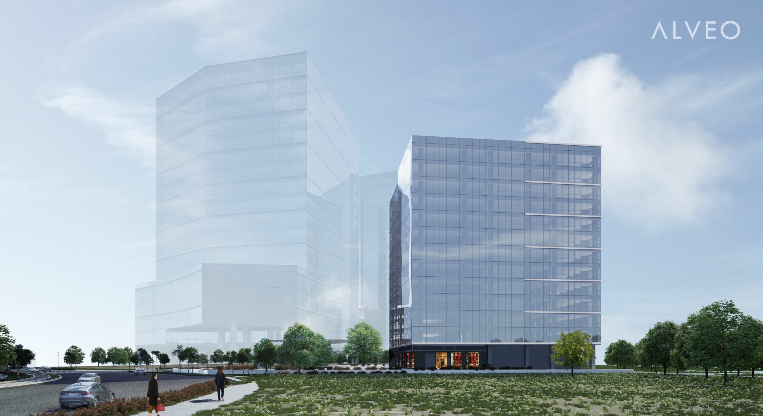 TRYNE ENTERPRISE PLAZA - Facade (Artist's Perspective)