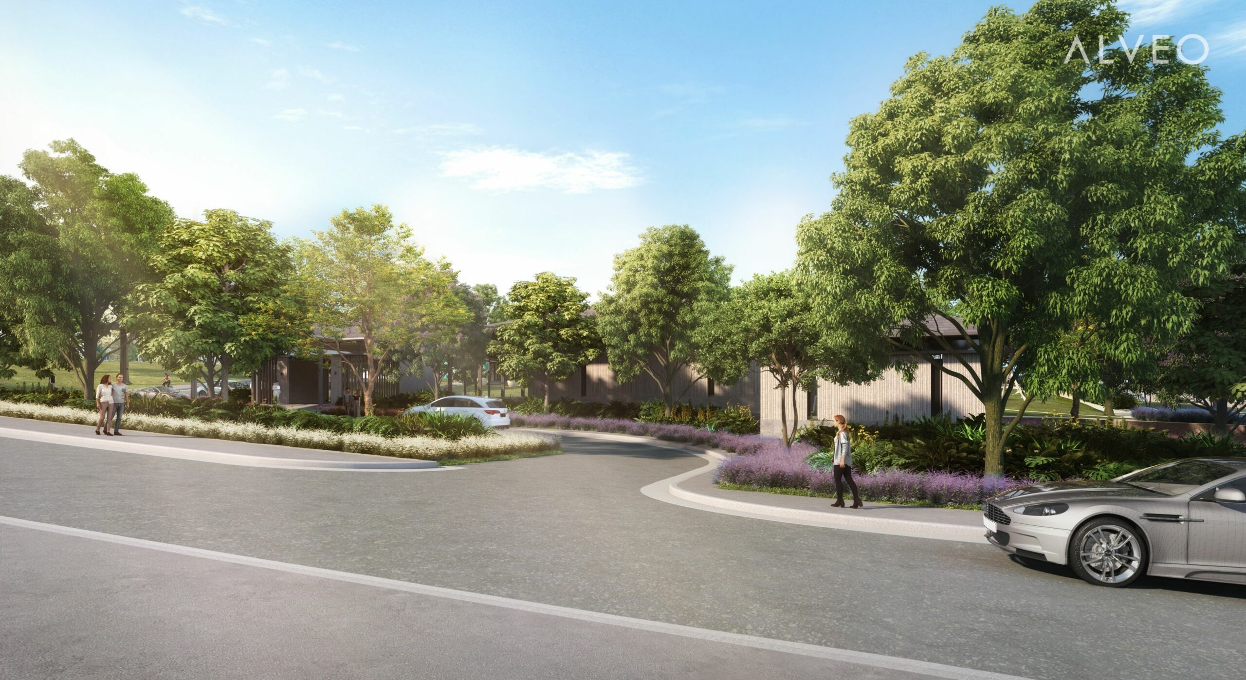 VERDEA SOUTHMOUNT - Clubhouse Drop-off (Artist's Perspective)